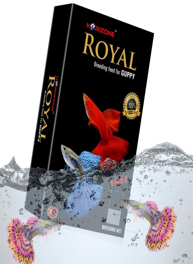 VAYINATO Horizone (Pack of 2) Royal Breeding Feed for Guppy Fish Food, (22g) | 100% Natural Food - Image 1